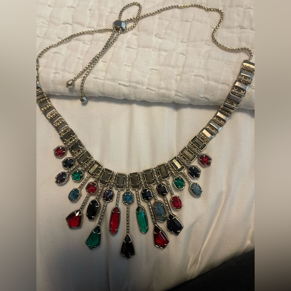Kendra Scott bette brass statement necklace